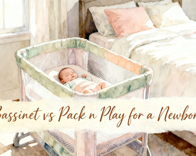 bassinet and pack n play side by side for newborn sleep comparison